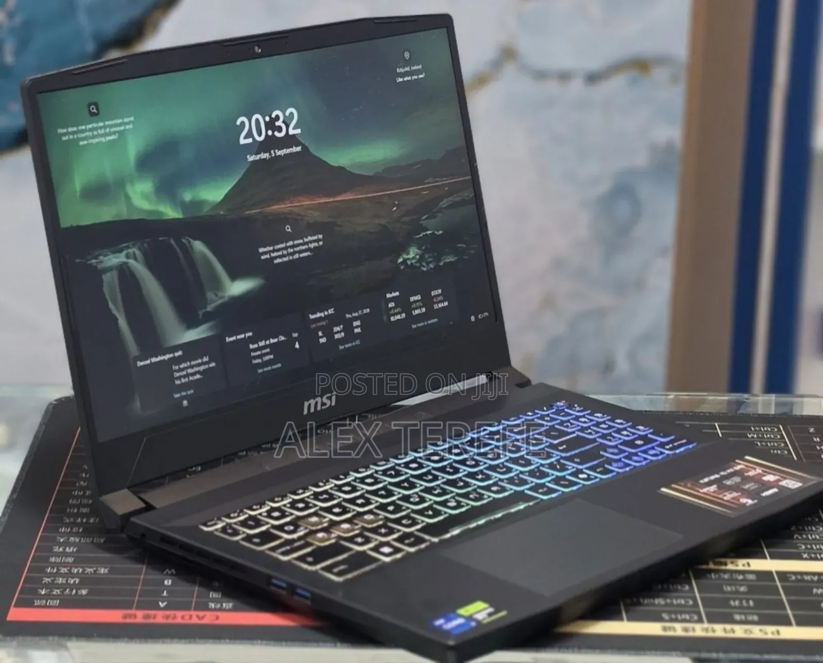 New Laptop MSI Katana GF66 16GB Intel Core i7 SSD 1T
