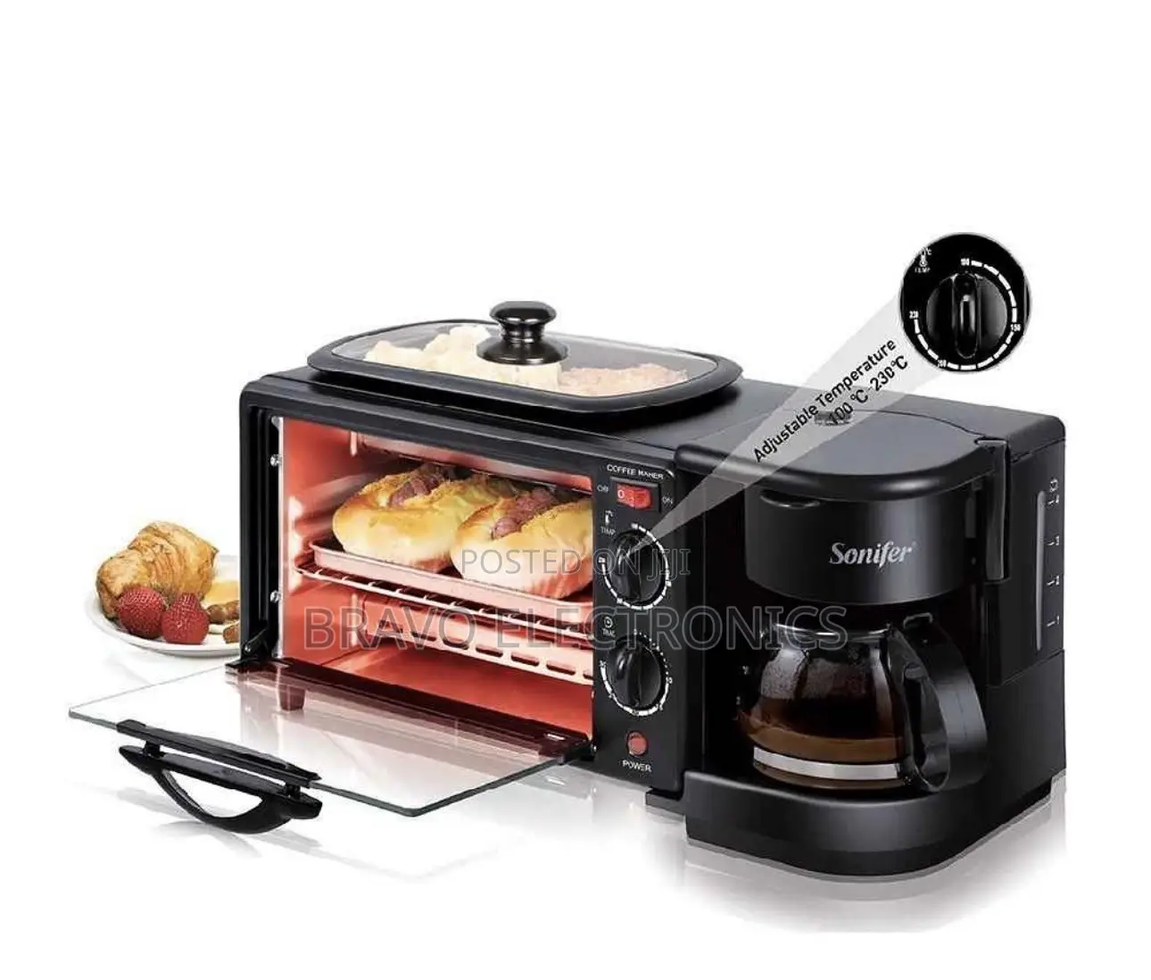 Sonifer 3 in 1 Breakfast Maker New Arrival