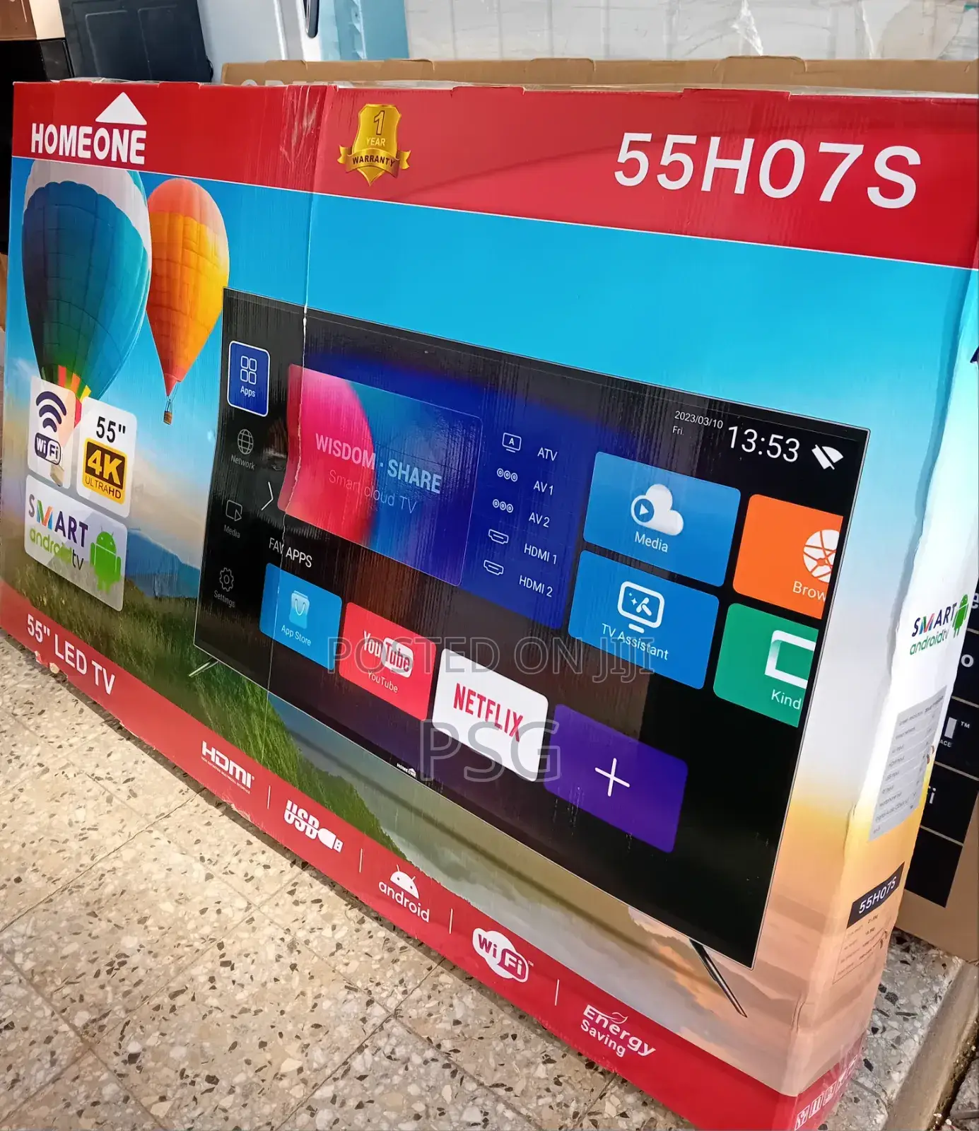 HOMEONE Television 55 Inches