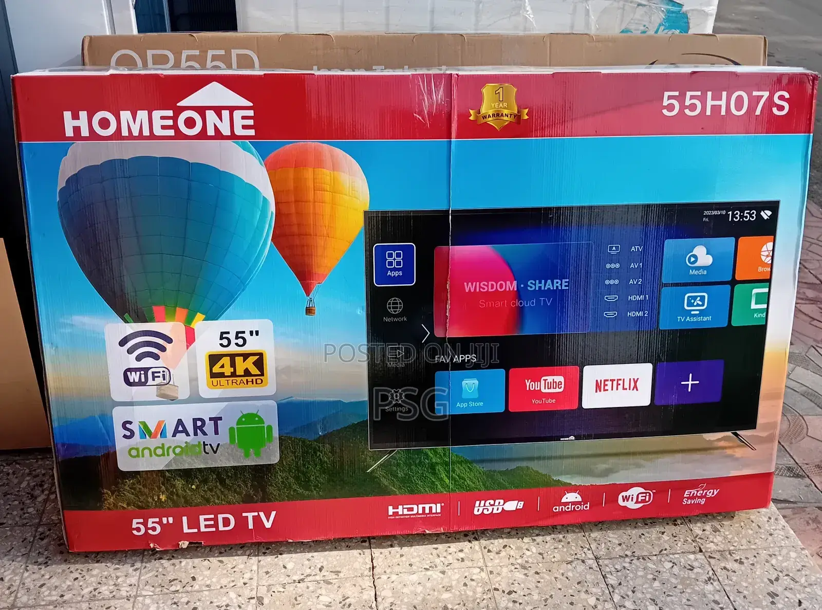 HOMEONE Television 55 Inches