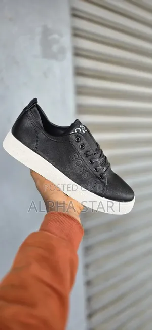 Boss Hungo High Master Quality Flat Lather Shoes for Man's