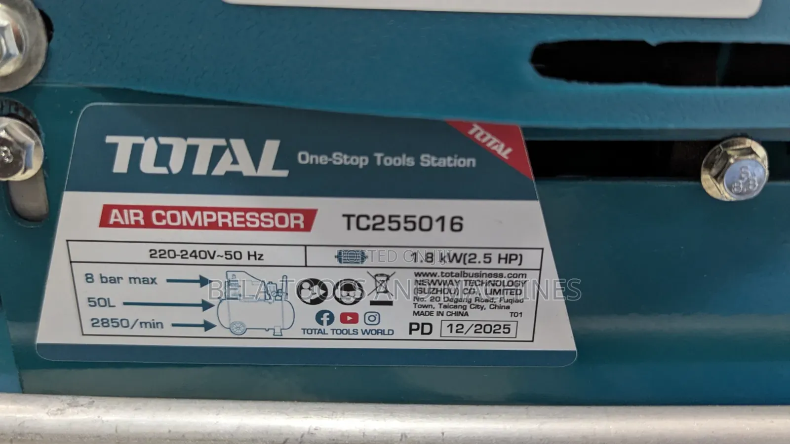Total Air Compressor 50lit High Quality Professional Compressor