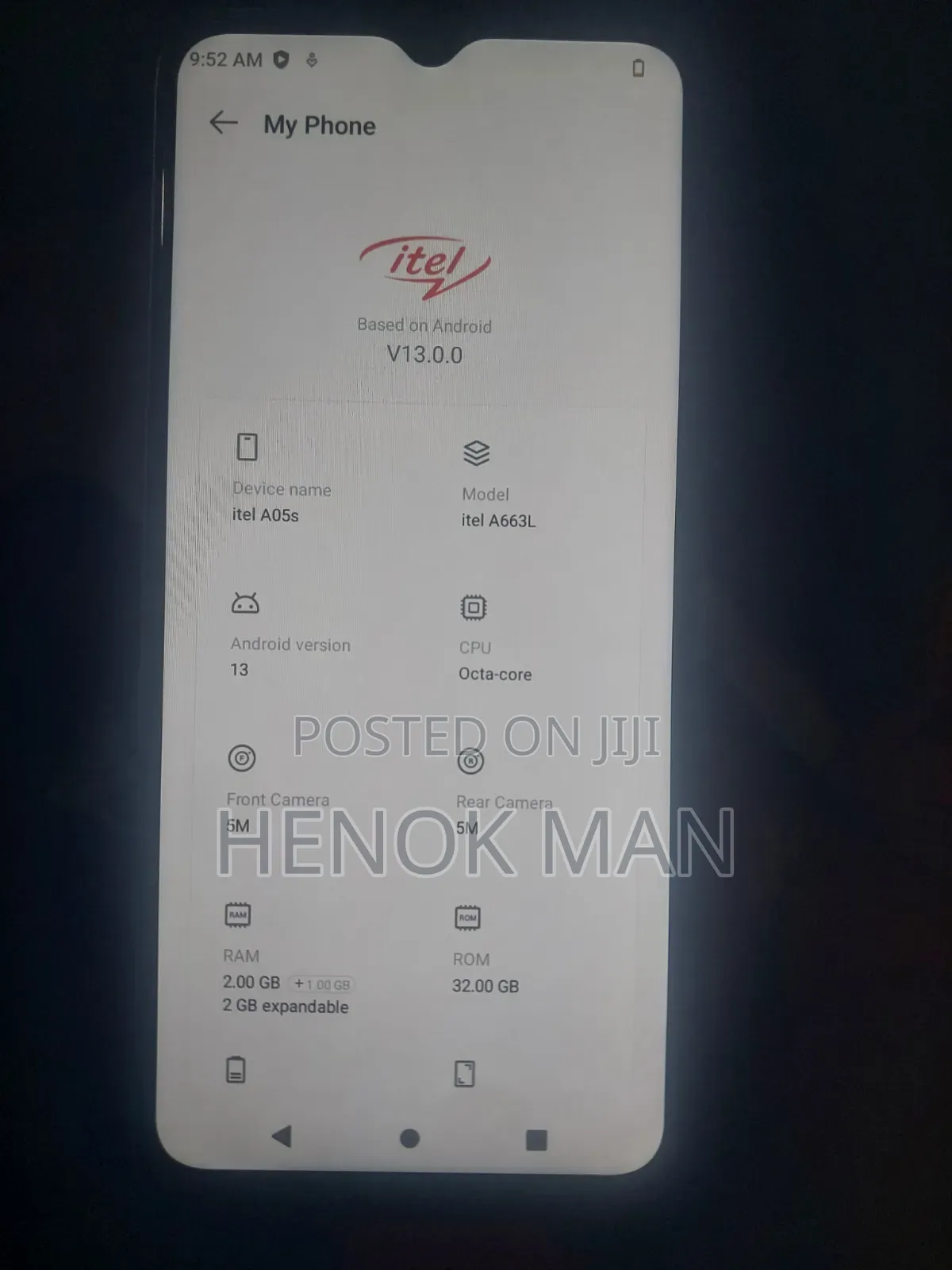 Itel A05s 32 GB Blue