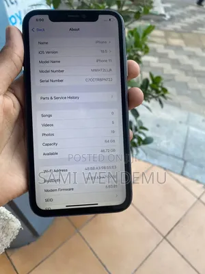Apple iPhone 11 64 GB Black