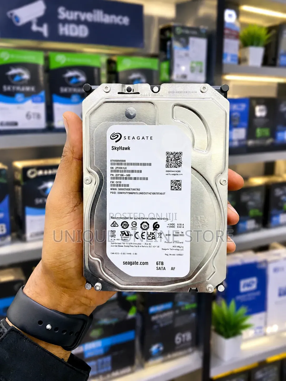 6TB Surveillance Hard Disk
