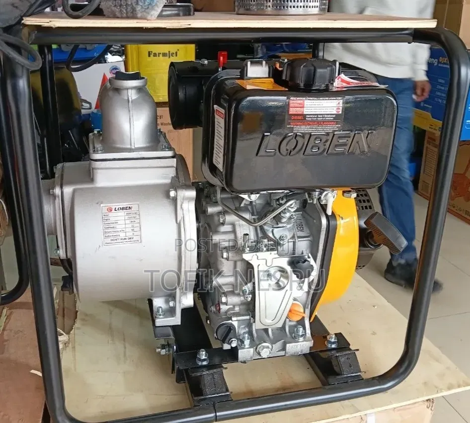 Loben Diesel Water Pump 3" Original ለእርሻ መስኖ ስራ ግምባታና መሰል የውሀ ስራላይ ላላቹ
