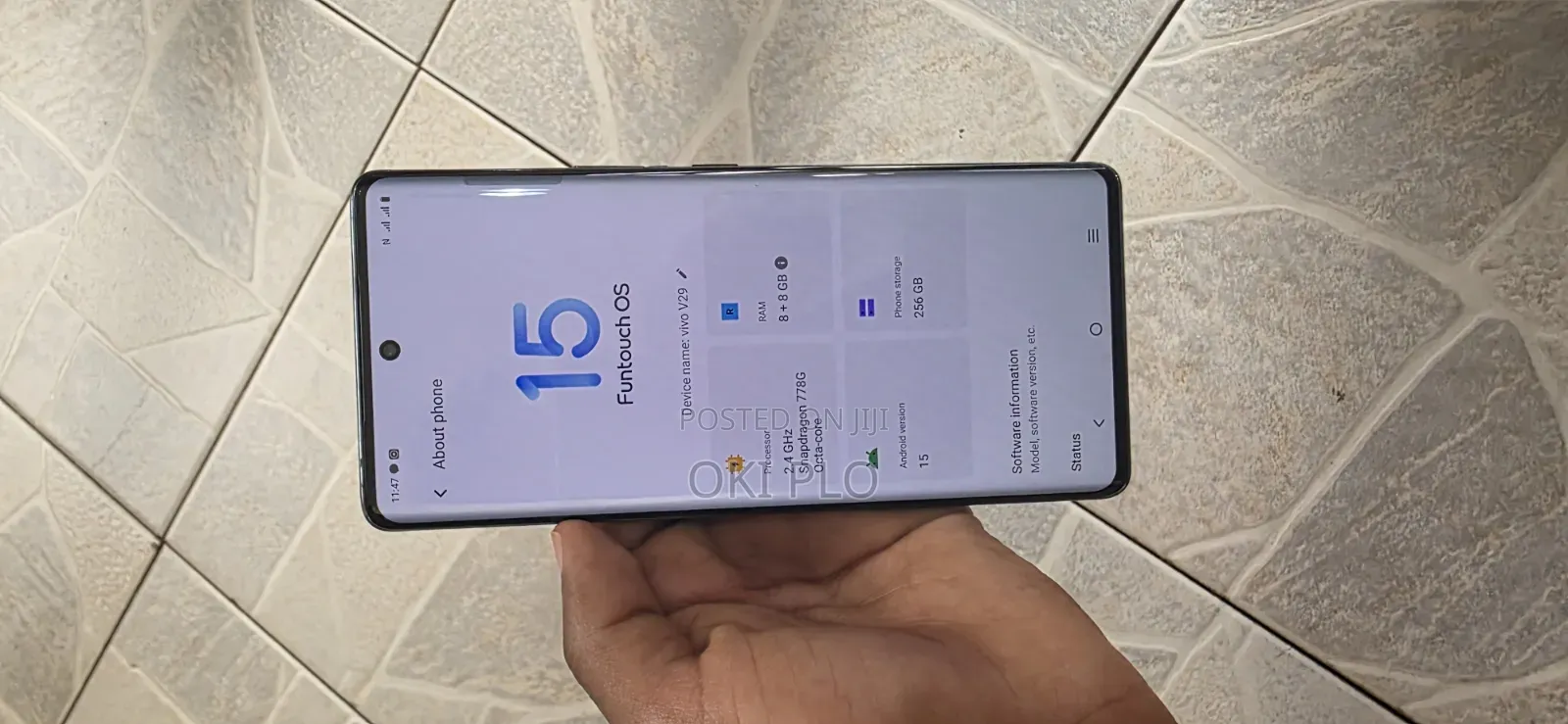 Vivo V29 256 GB Black