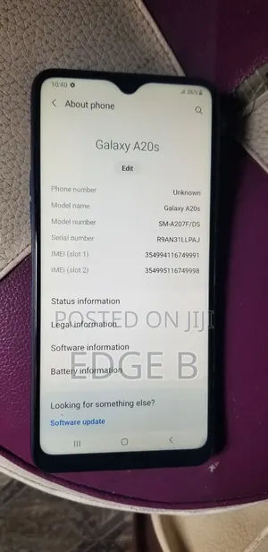 Samsung Galaxy A20s 32 GB Black