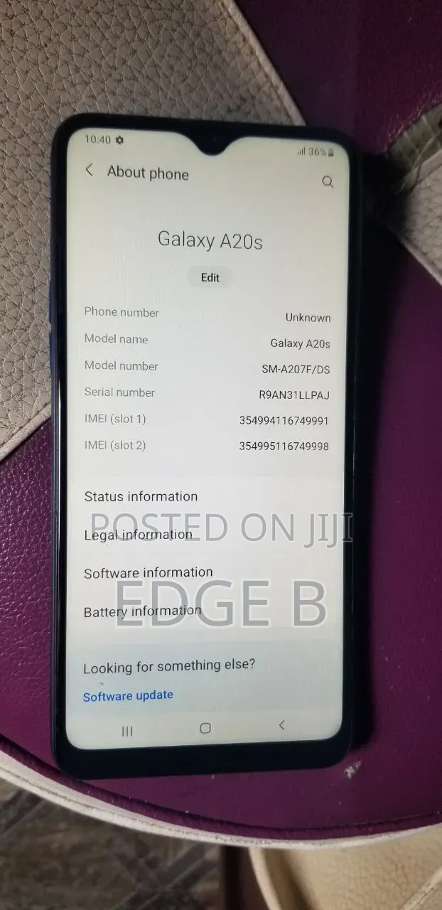 Samsung Galaxy A20s 32 GB Black
