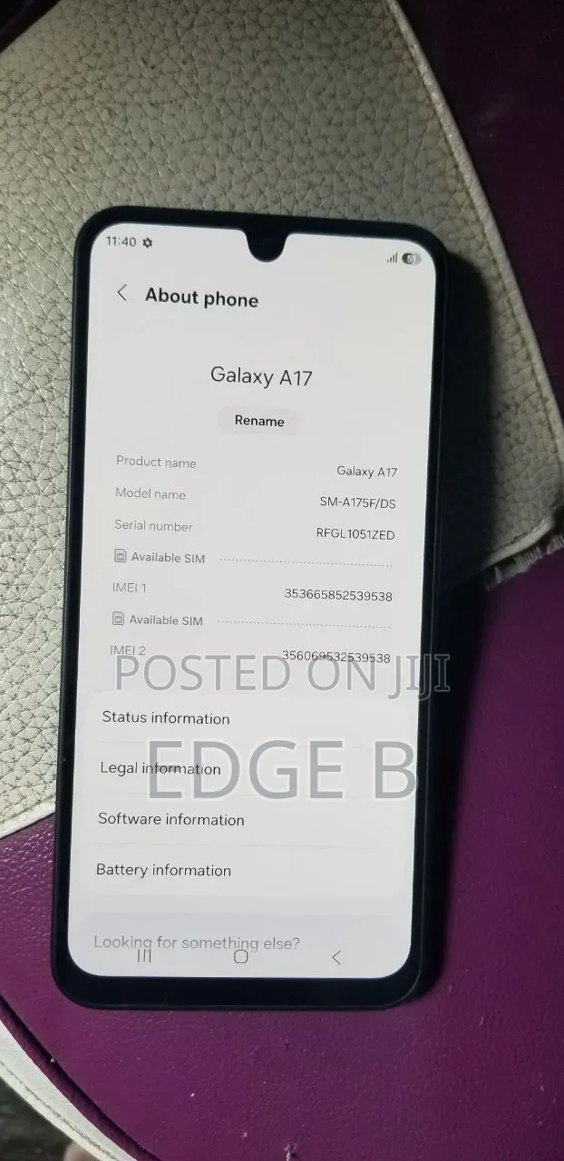 New Samsung Galaxy A17 5G 128 GB