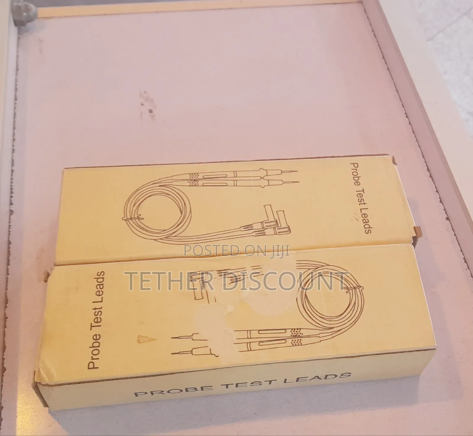 Vintage Box Containing Probe Test Leads