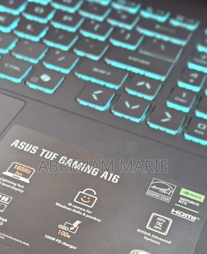 New Laptop Asus TUF Gaming A16 32GB AMD Ryzen 9 SSD 1T