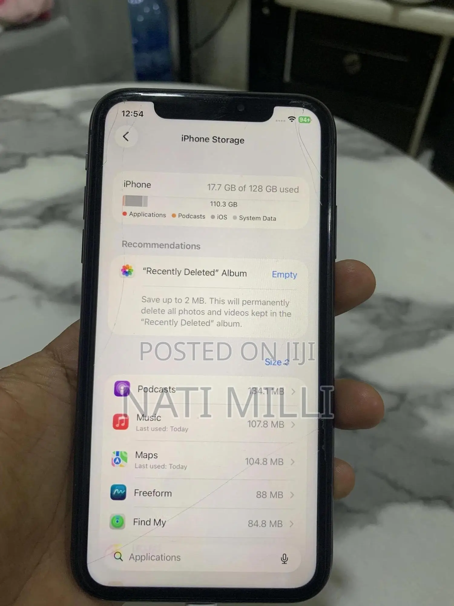 Apple iPhone 11 128 GB Black