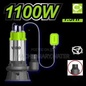 Vido Sewage Submersible (የቆሻሻ)water Pump 1hp