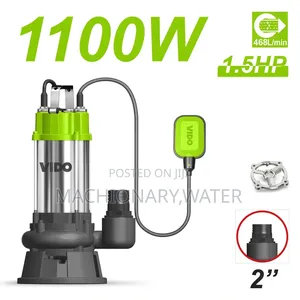 Vido Sewage Submersible (የቆሻሻ)water Pump 1hp