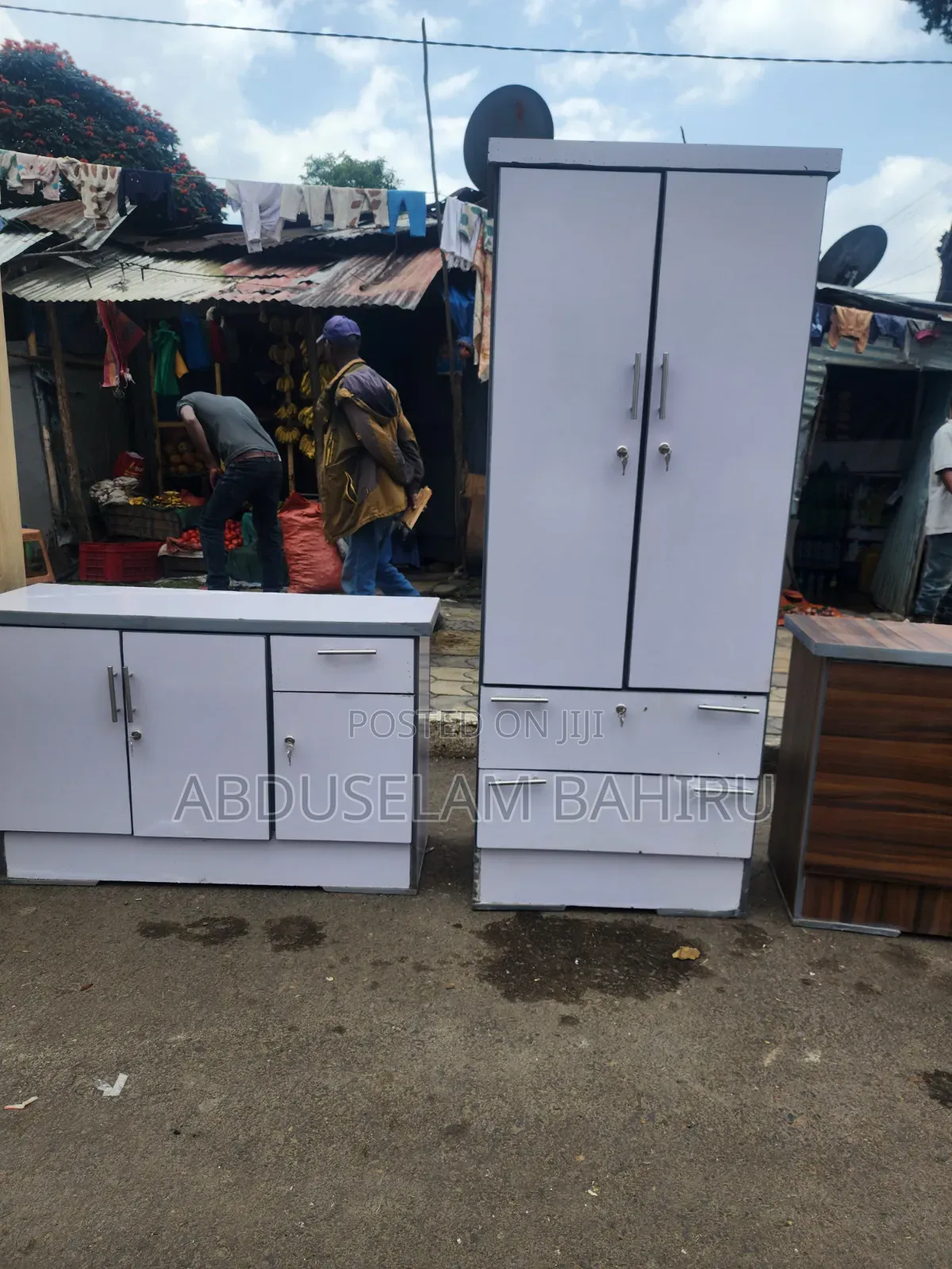 80cm ቁምሳጥን+kitchn ብፌ