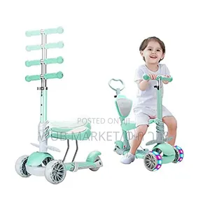 2 in 1 Baby Scooter- የልጆች ስኩተር እና ፑሽ ካር