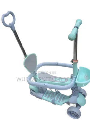 2 in 1 Baby Scooter- የልጆች ስኩተር እና ፑሽ ካር