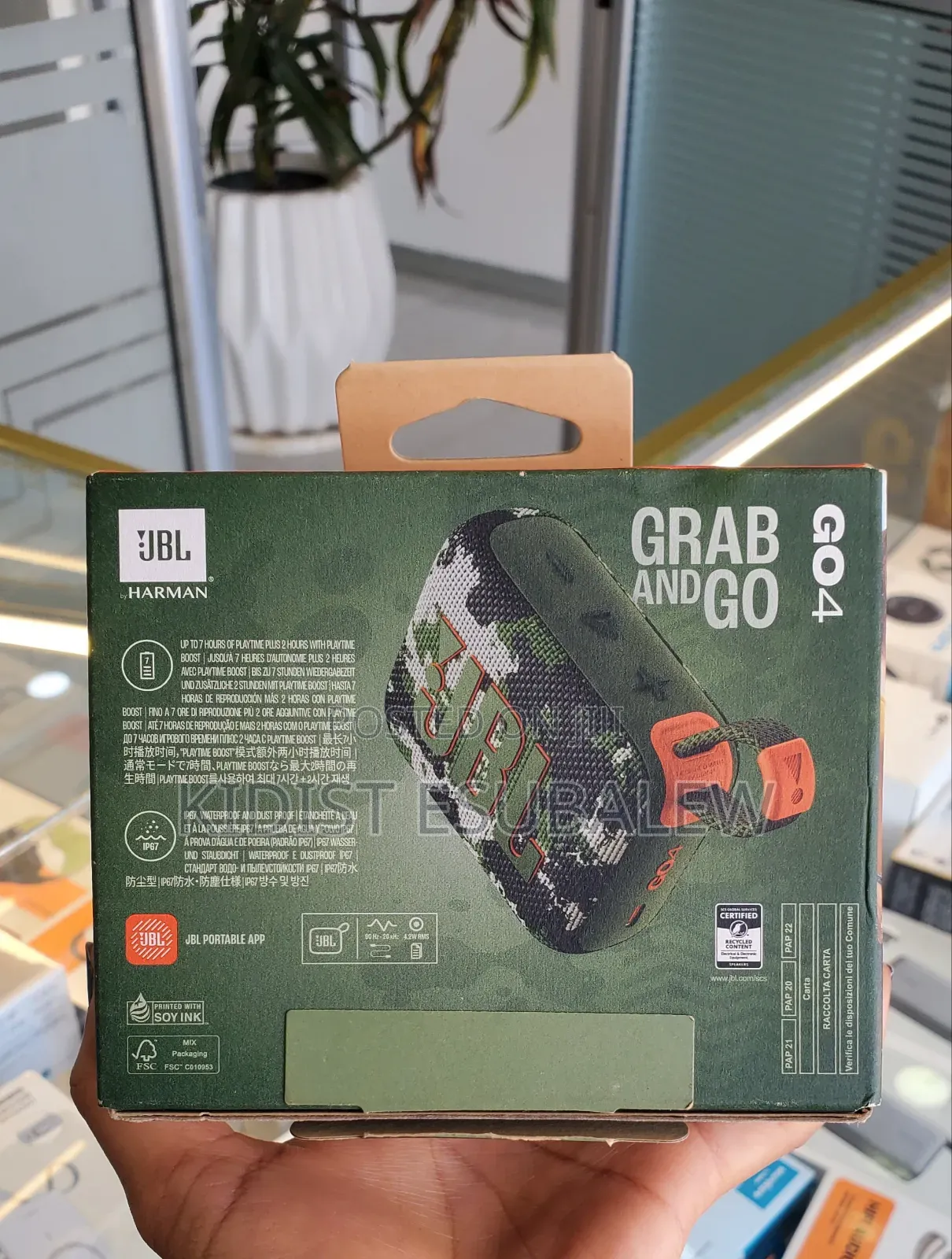 JBL Go 4 Portable Bluetooth Speaker