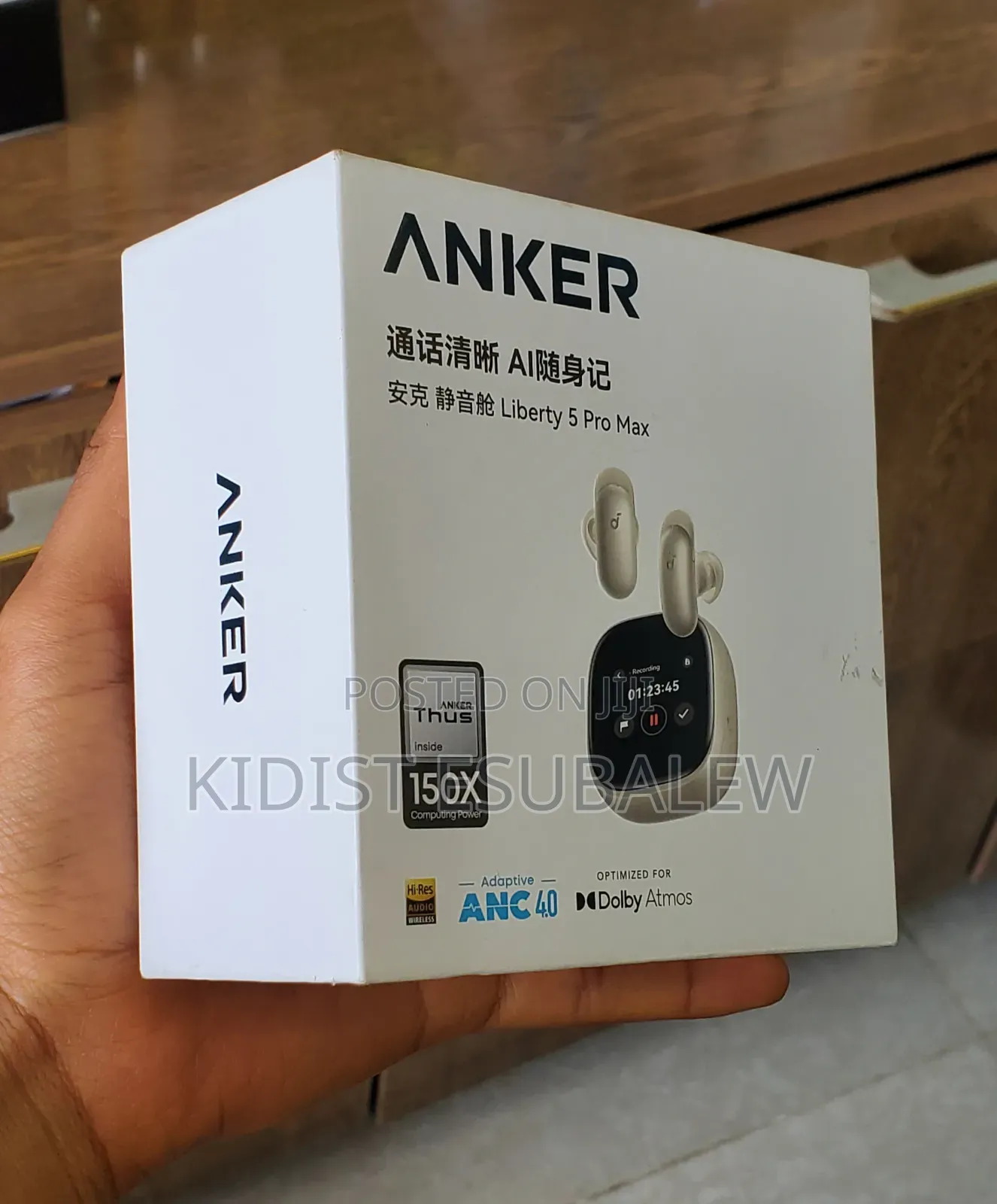 Soundcore Liberty 5 Pro Max True Wireless Earbuds by Anker.