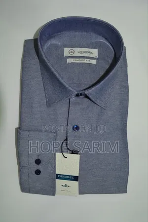 Premium Cotton Long-Sleeve Dress Shirts (Color Avaliable)