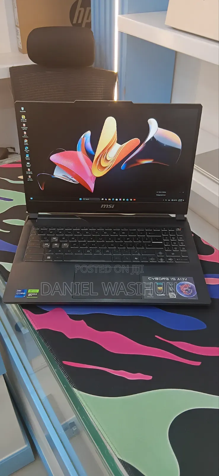New Laptop MSI Cyborg 15 16GB Intel Core i7 SSD 1T