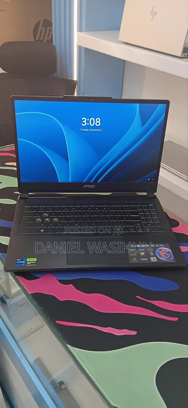 New Laptop MSI Cyborg 15 16GB Intel Core i7 SSD 1T