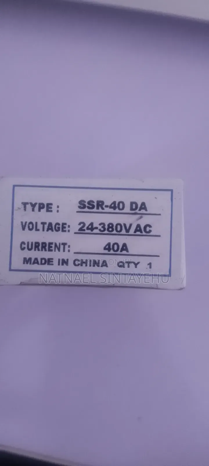 SSR-40DA 40A Solid State Relay