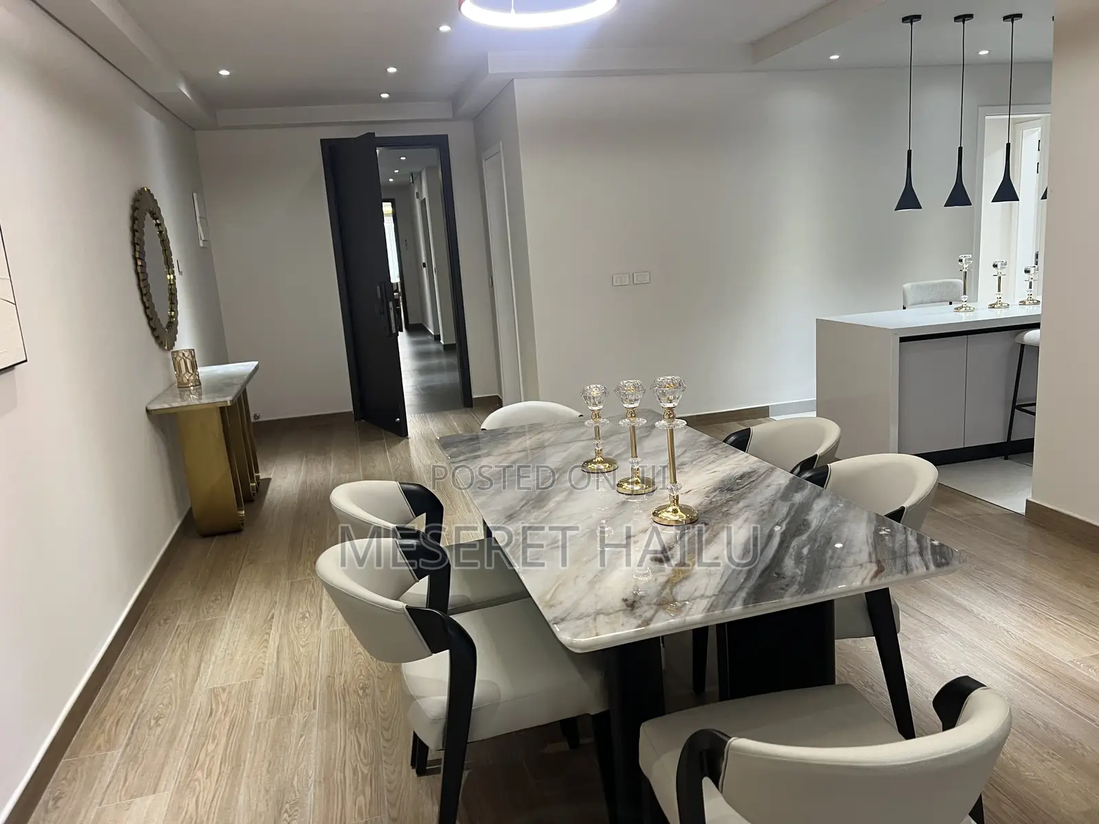 Furnished 3bdrm Apartment in Besrt Gebera, Nifas Silk-Lafto for rent