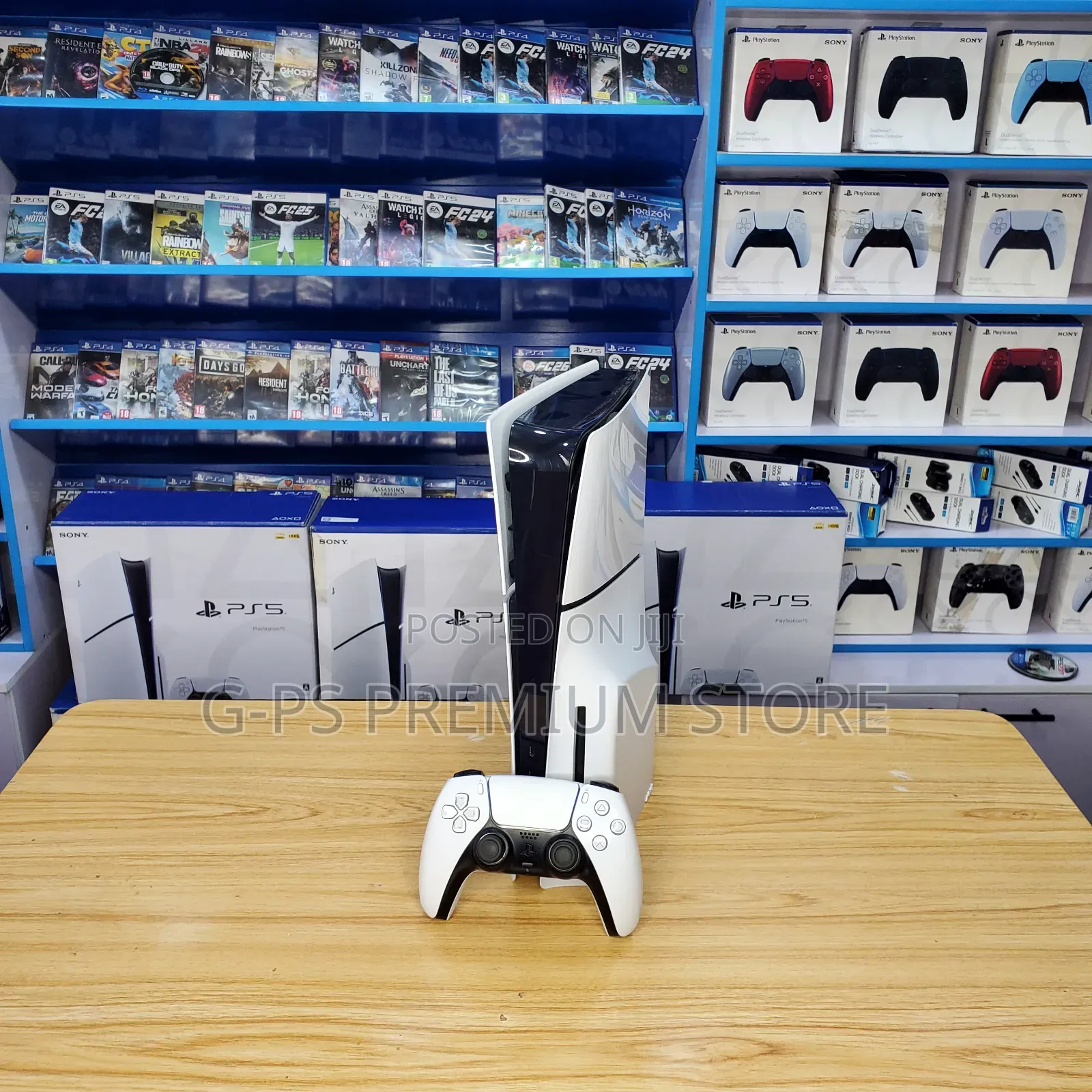 PS5 Slim – FC 26 ከOriginal Joystick ጋር – 6 ወር ዋስትና አለው