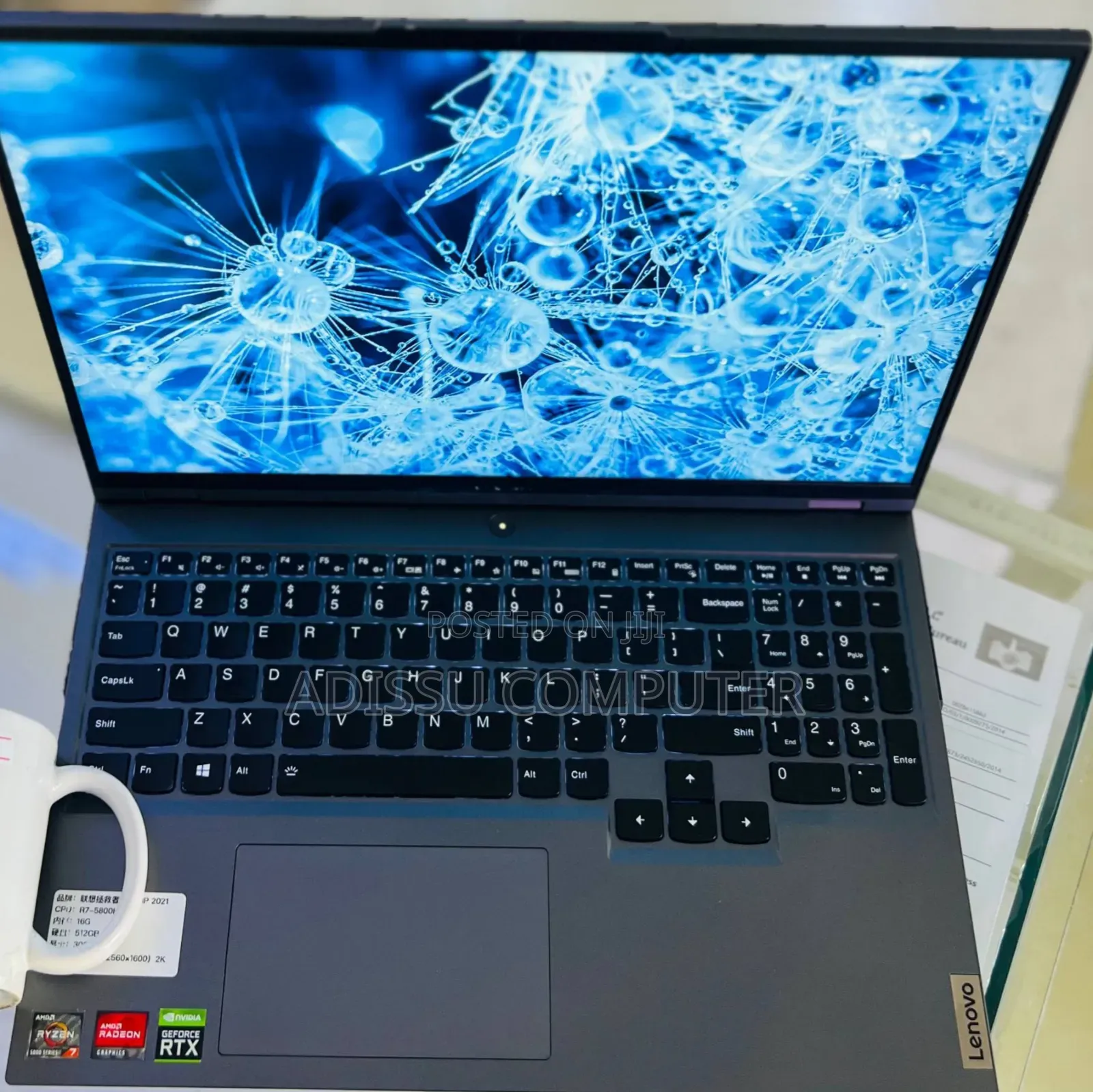 New Laptop Lenovo Legion 9 16GB AMD Ryzen 7 SSD 500GB
