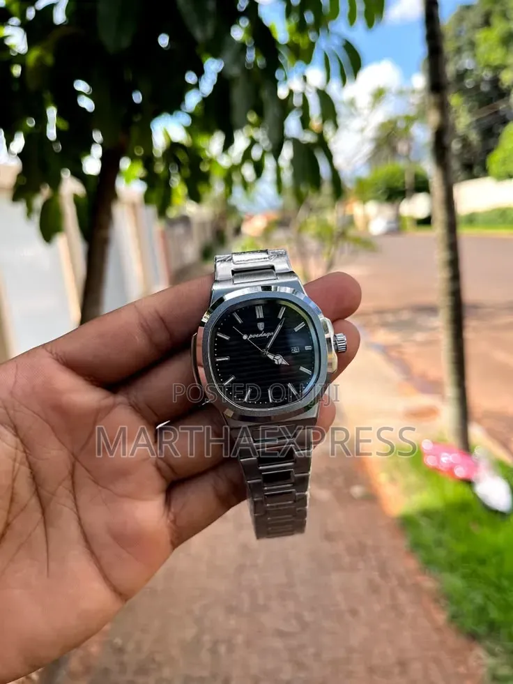 POEDAGAR Luxury Men's Watches Waterproof StainlessSteel FashionQuartz