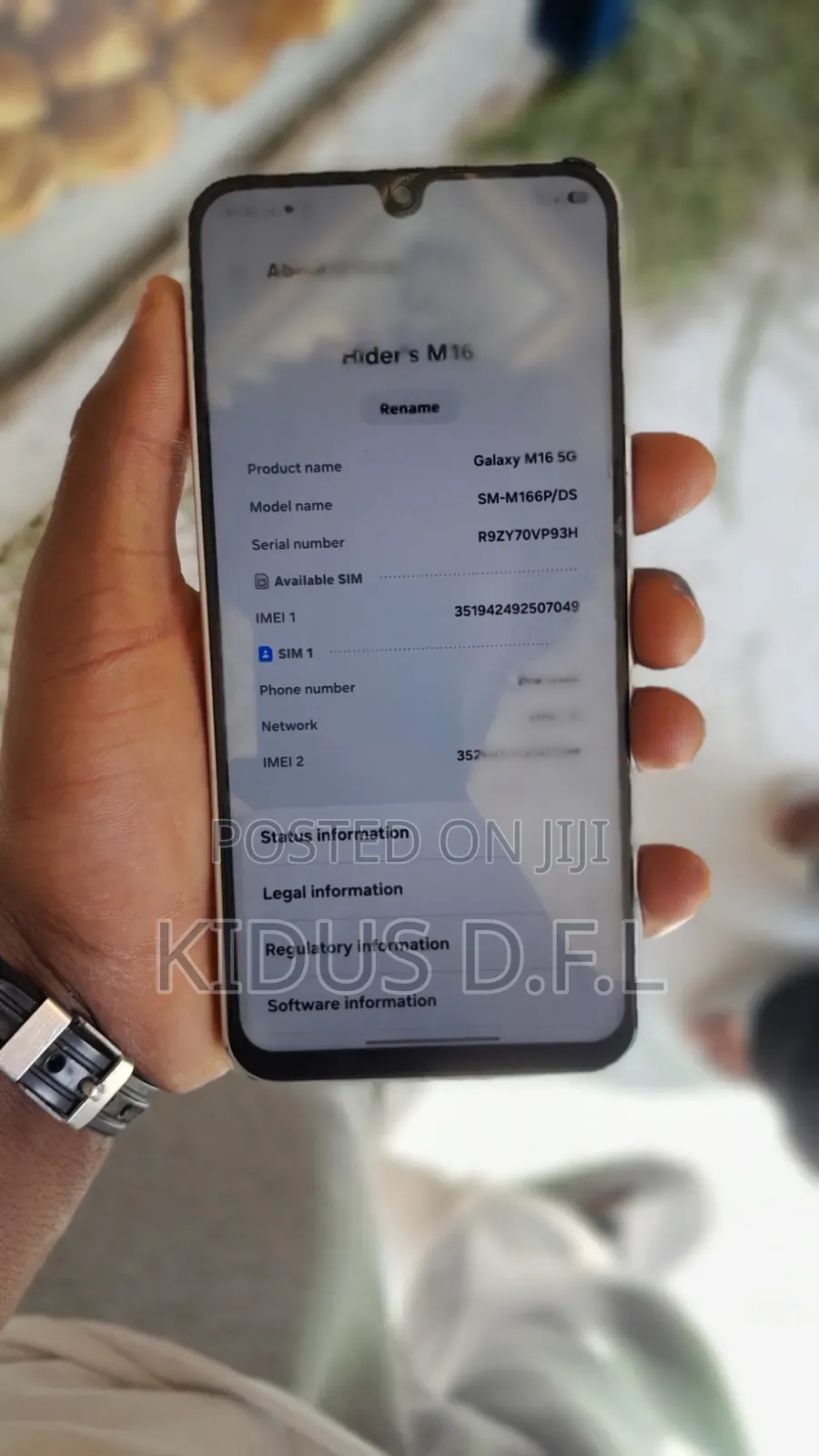 Samsung Galaxy M16 128 GB White
