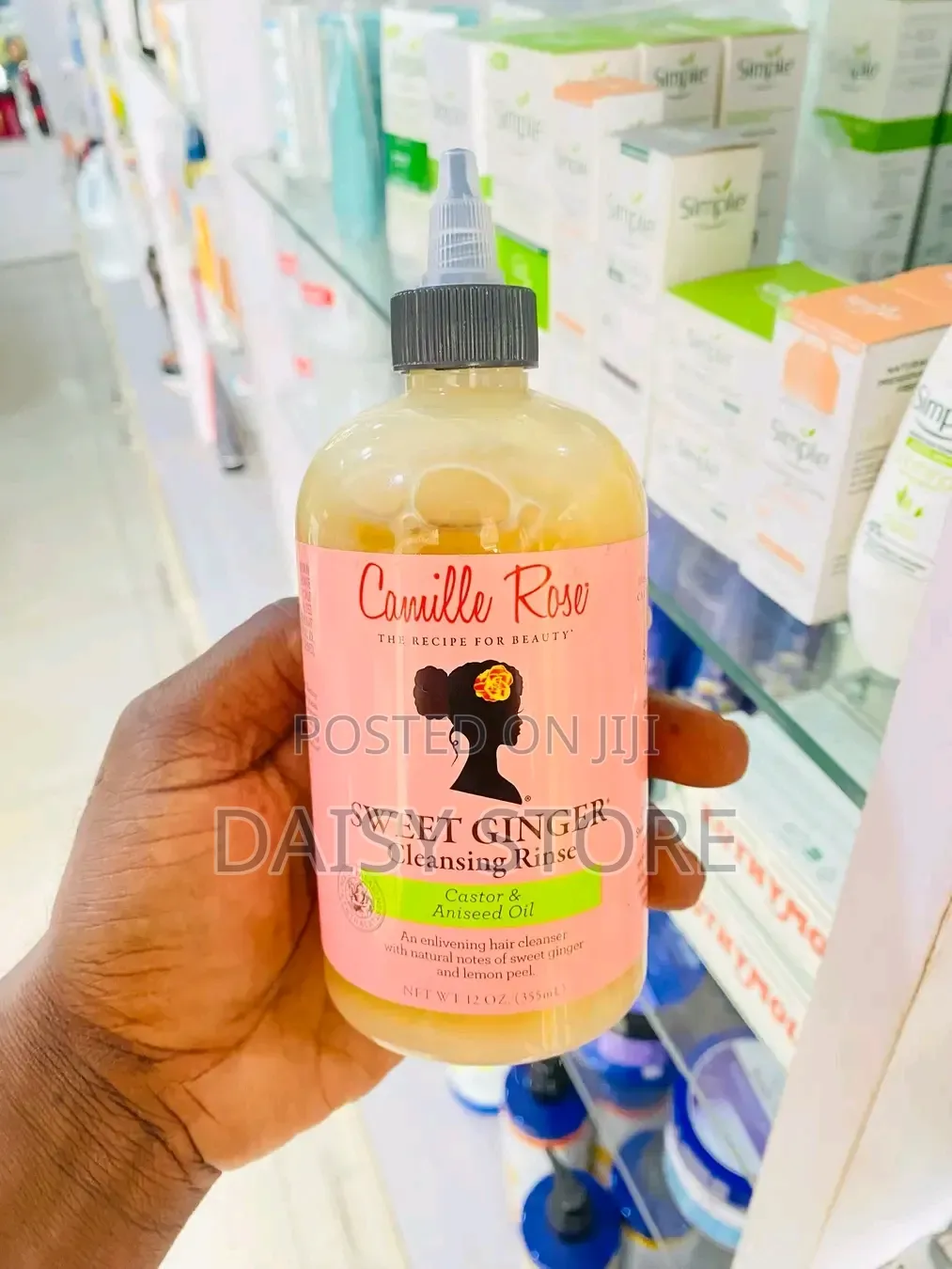 ኦሪጅናል Camille Rose Sweet Ginger Cleansing Rinse (355ml)ፀጉር መታጠቢያ