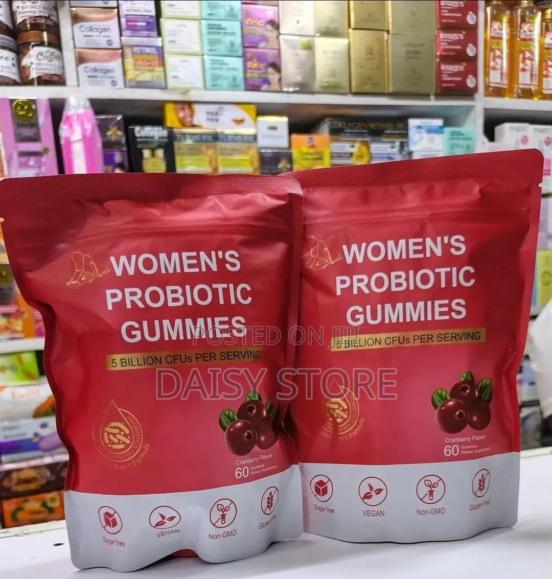 የሴቶች ፕሮባዮቲክስ ጋሚዎች (Women's Probiotic Gummies - 60 Gummies)