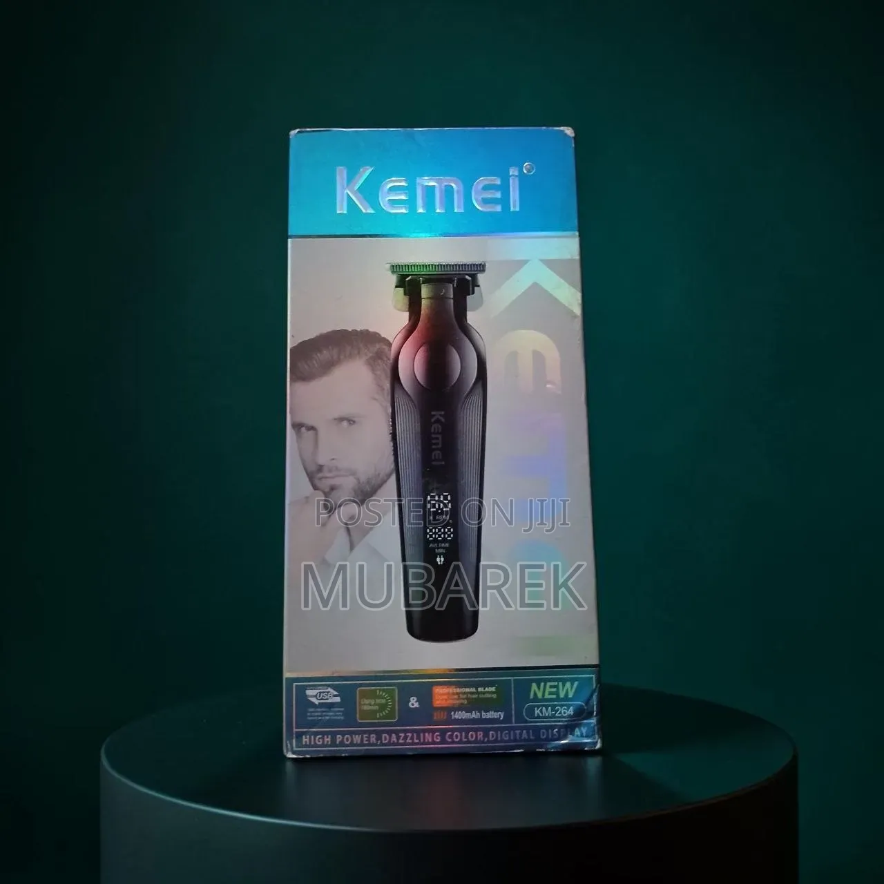 Kemei KM-264 USB Hair Clipper ماكينة حلاقة