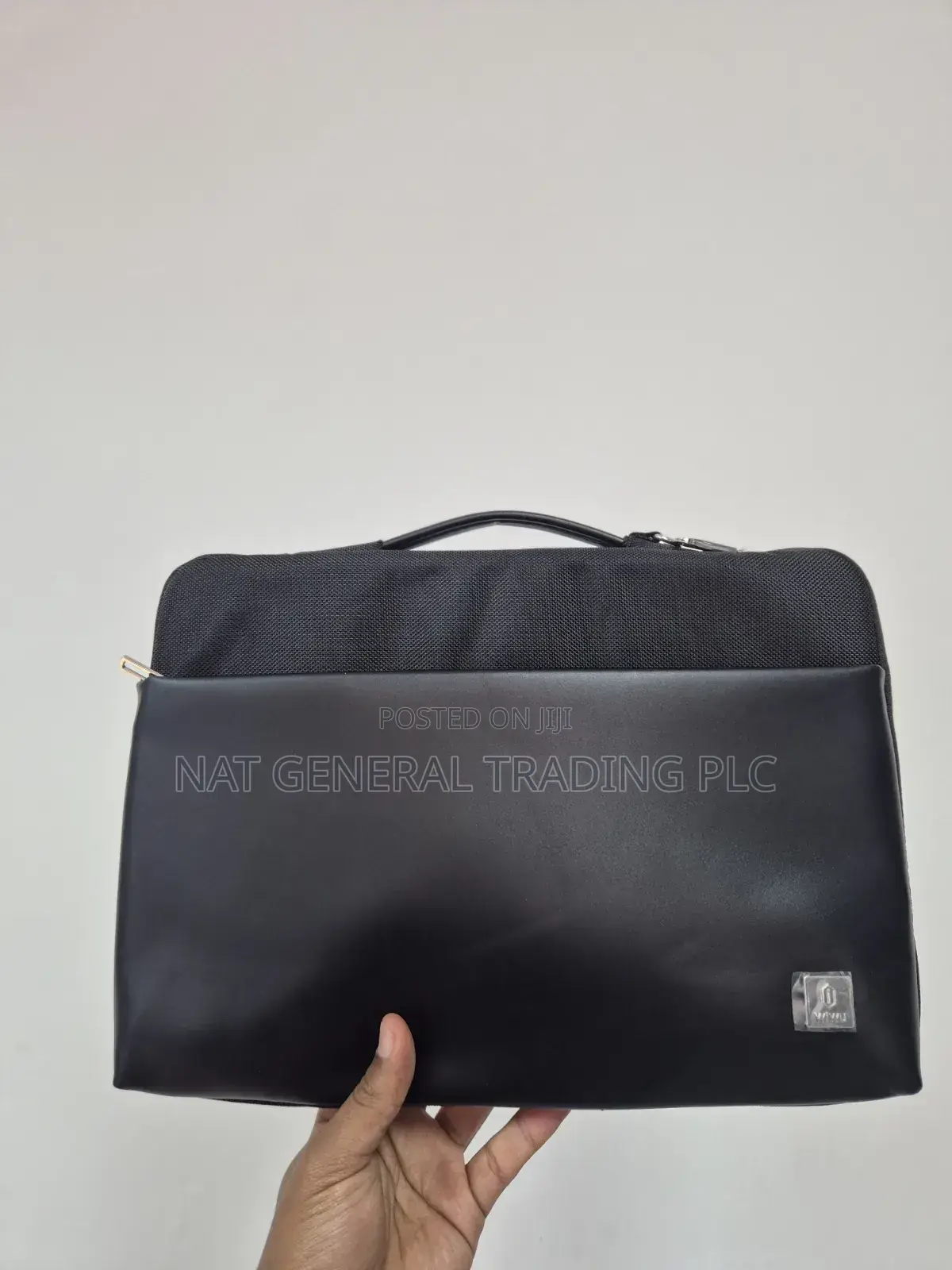 Laptopbag Half Polyster Balf Leather