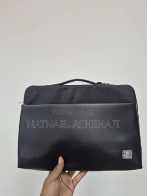 Laptopbag Half Polyster Balf Leather