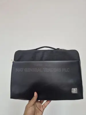Laptopbag Half Polyster Balf Leather