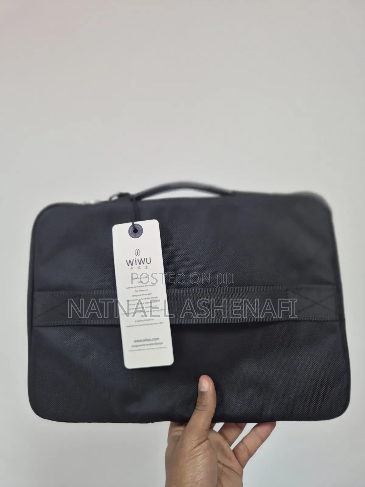 Laptopbag Half Polyster Balf Leather