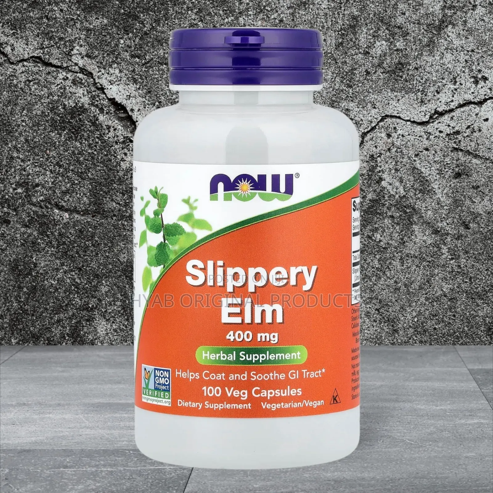 Slippery Elm 400 Mg 100 Capsules