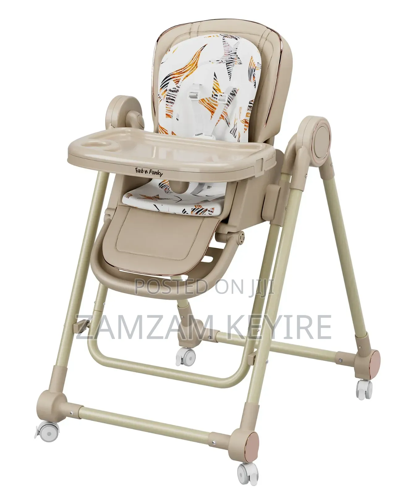 2 in 1 Electric Baby High Chair Swing With Remote Control