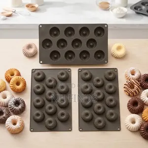 Mini Swirl Bundt Silicone Baking Mold