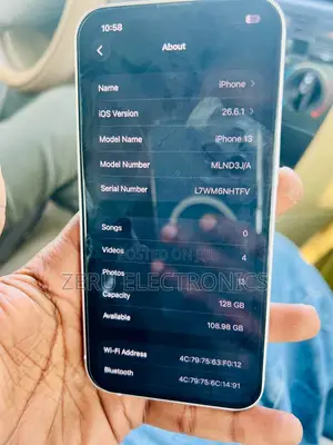 New Mobile Phone 128 GB White