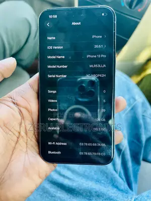 New Mobile Phone 128 GB Blue