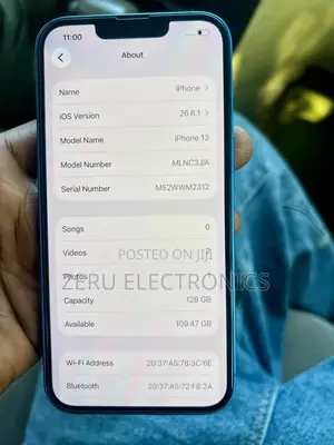 New Mobile Phone 128 GB Blue