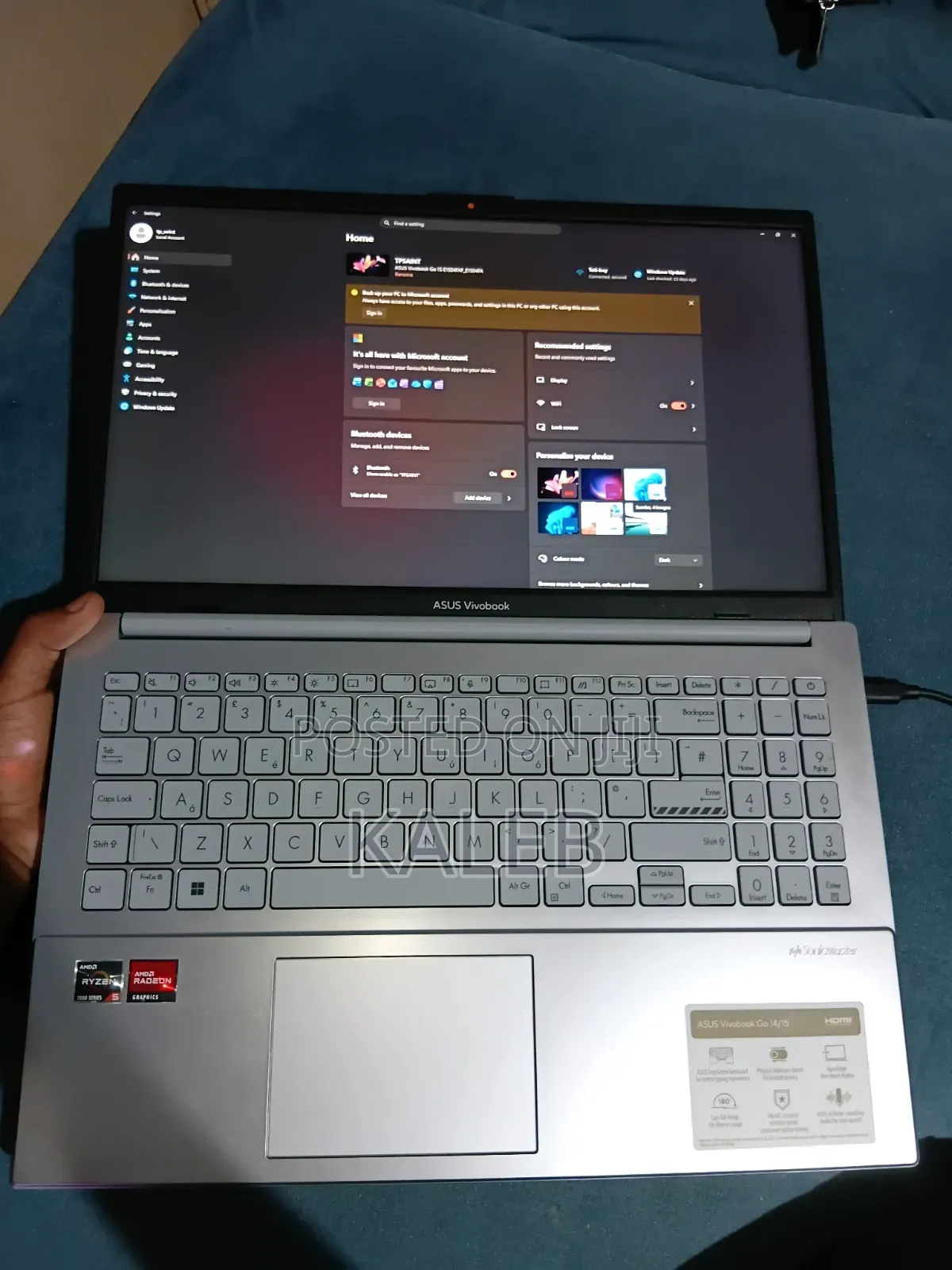 New Laptop Asus Vivobook Go 15 8GB AMD Ryzen 5 SSD 512GB