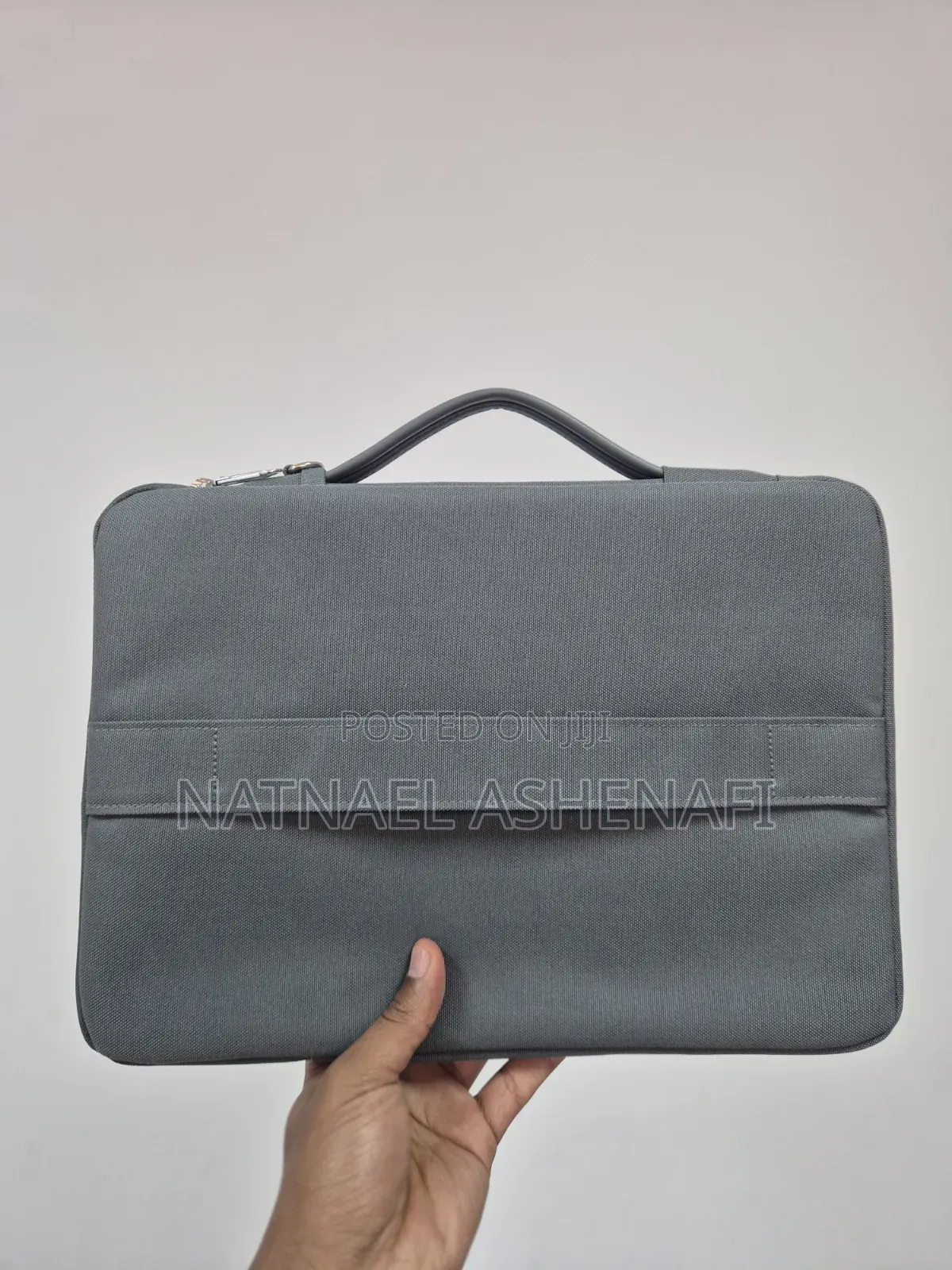 Grey Color Laptop Bag