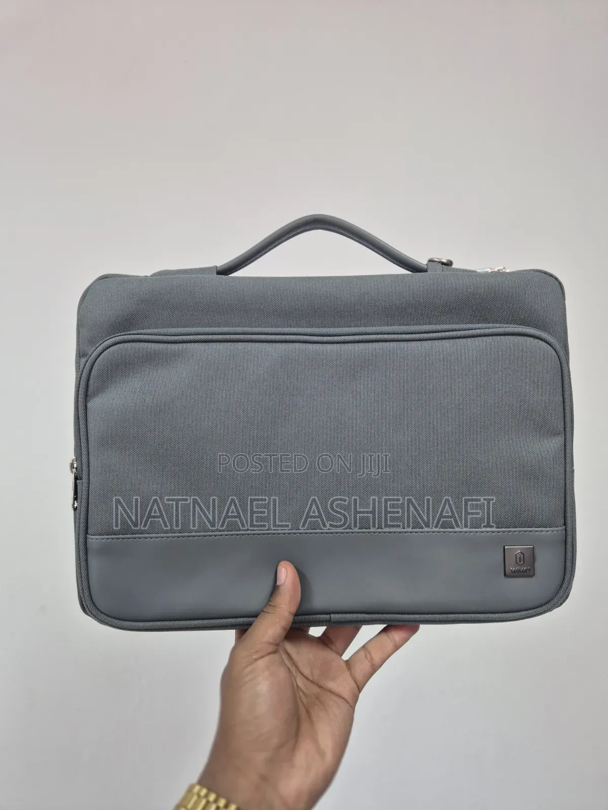 Grey Color Laptop Bag