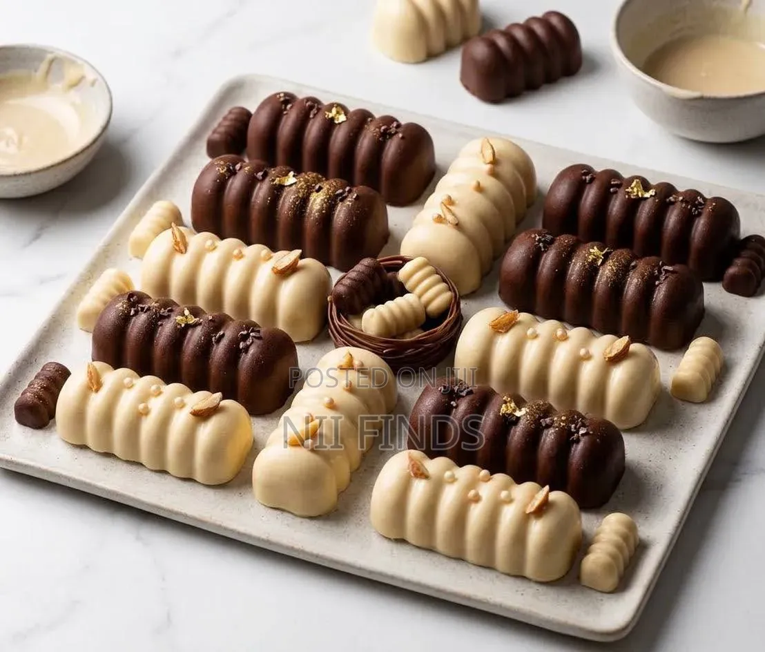 Segmented Log or Rounded Cylindrical Shapes Silicone Baking Mold